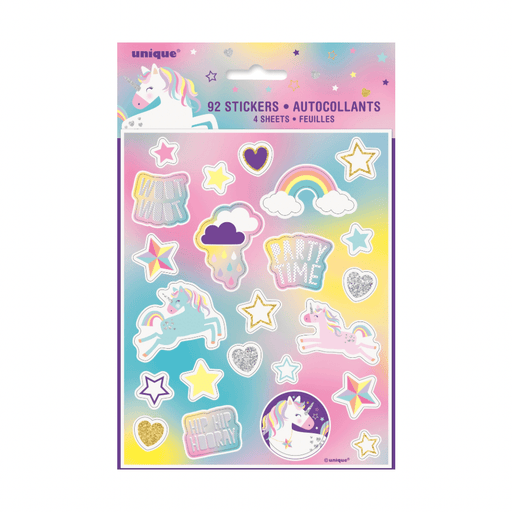 Unicorn Sticker Sheet | 4ct