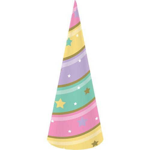 Sparkle Unicorn Horn Party Hats | 8 ct