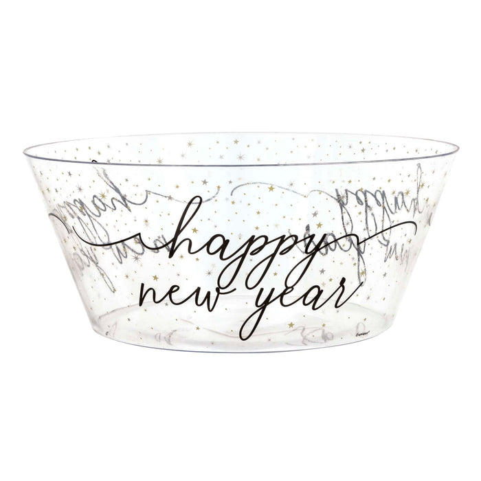 New Year's Disco Plastic Serving Bowl | 1 ct