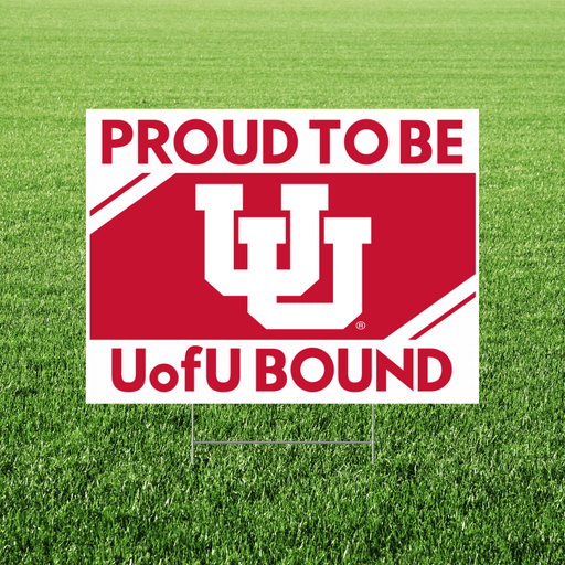 UofU Bound Yard Sign 18x24" | 1ct