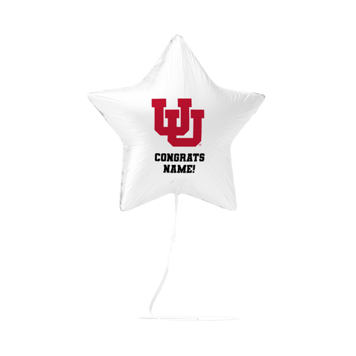 UofU Custom Congrats Balloon 17" | 1ct (4ct Min)