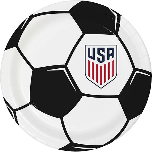 USA Men's Soccer World Cup 2026 Paper Plates 7" | 8ct