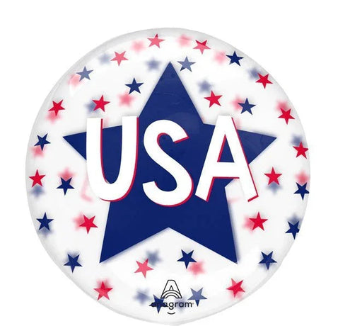 USA Stars Clearz Balloon 18" | 1 ct