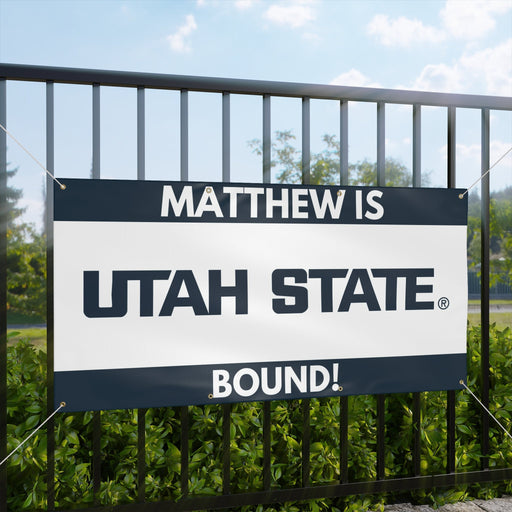USU Bound Custom Name Banner 2 sizes | 1ct