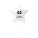 White star-shaped foil balloon with a blue "U STATE" logo and "You've mastered it!" text printed in navy script.