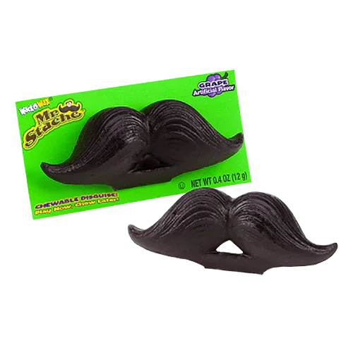 Wack-o-Wax Grape Mr. Stache | 1ct