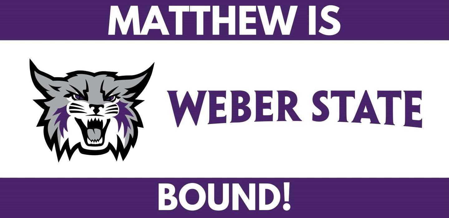 WSU Bound! Custom Banner, 3' x 6' | 1 ct