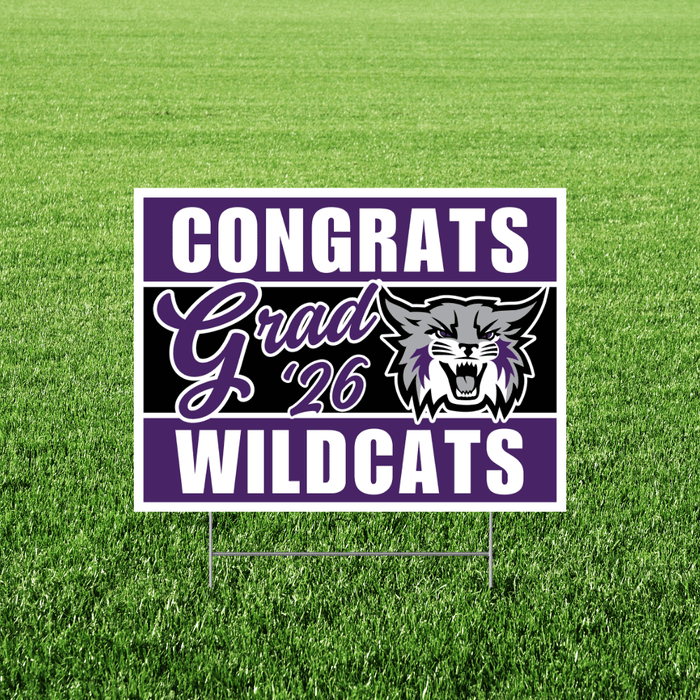Weber State University Congrats Grad Yard Sign 24" x 18" | 1 ct - Zurchers