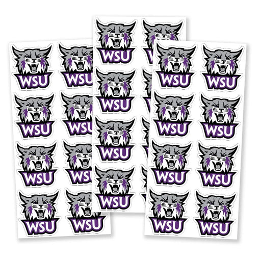 Weber State Logo Countour Cut Stickers 2" | 24 ct