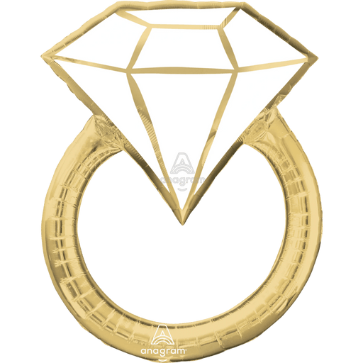 Wedding Ring Supershape Balloon | 1ct