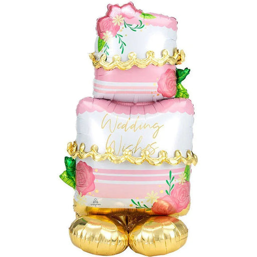 AirLoonz Wedding Wishes Balloon Uninflated  52" | 1 ct