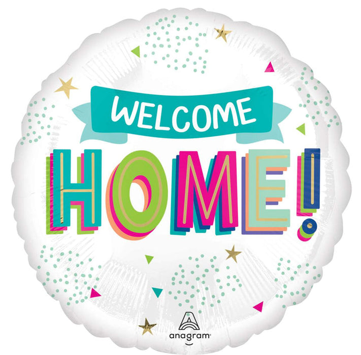 Welcome Home Mylar Balloon, 18"