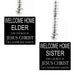 Welcome Home Elder/Sister Missionary Hanging Swirl Decorations | 3 ct Elder