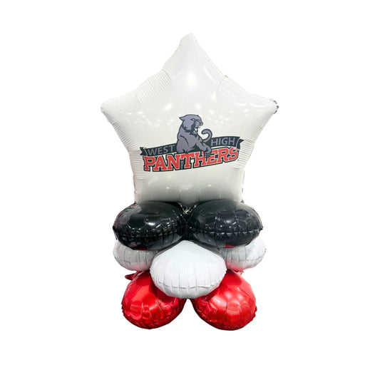 West High School Air-filled Balloon Quad 17" | 1ct