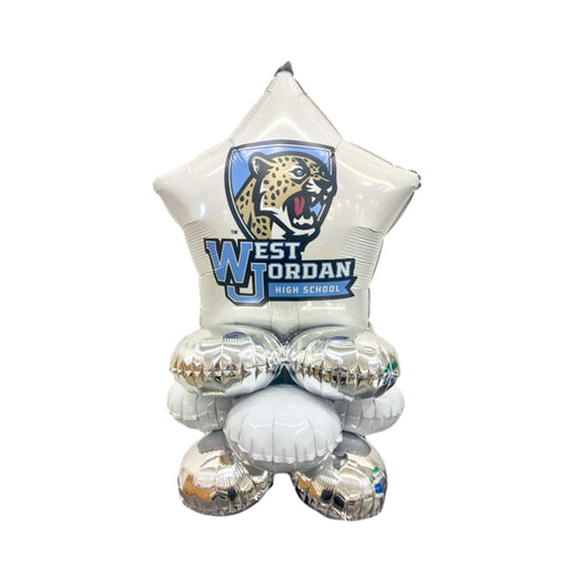 West Jordan High School Air-filled Balloon Quad 17" | 1ct
