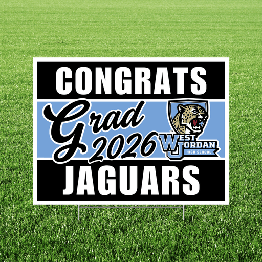 West Jordan High School Grad Yard Sign 24" x 18" | 1 ct