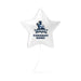 White star-shaped foil balloon featuring the West Lake Thunder logo and "CONGRATS NAME!" text in dark blue print.