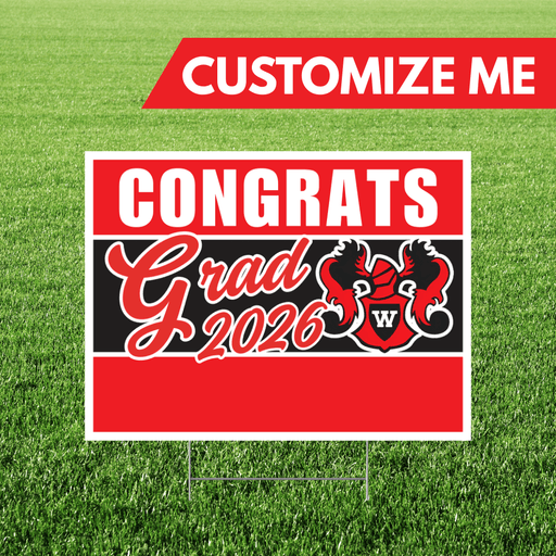 West Side NE Custom Grad Yard Sign 18x24" | 1ct