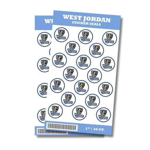 West Jordan High School Sticker Seal 1" | 36 ct