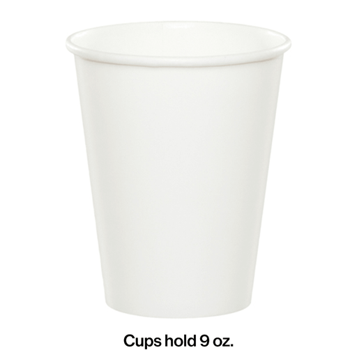 White Hot/Cold Cups 9oz | 24ct