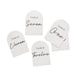 White Arch Card Table Numbers | 12ct - Zurchers
