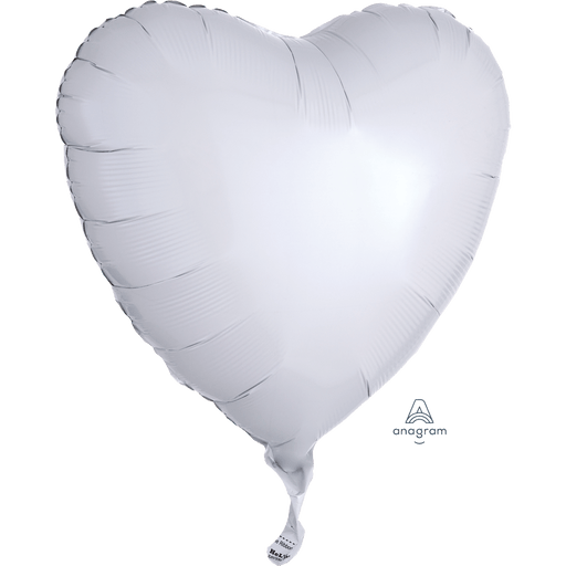 White Heart Mylar Balloon 18" | 1ct.