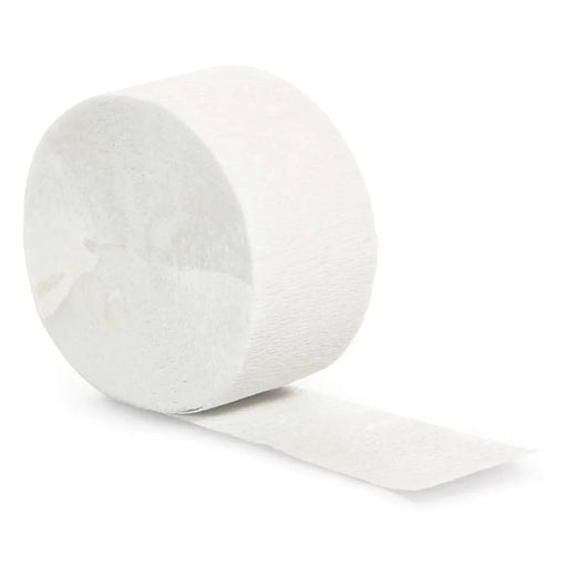 White Crepe Paper Streamer 81ft  | 1ct