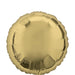 Cream-colored round foil balloon with a scalloped edge and radiating line pattern across the surface.