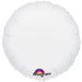 White round mylar balloon with scalloped edges and colorful Anagram logo at the bottom.