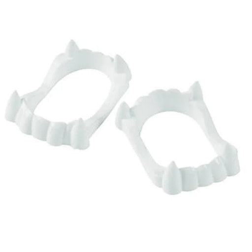 White Plastic White Vampire Fangs | 1ct