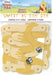 Winnie the Pooh "Sweet as Can Bee" banner in cream and gold with bee decorations, 5 feet long, featuring interlocking hand and arm shaped pieces with metal eyelets.