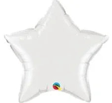 White Star Mylar Balloon 18" | 1ct