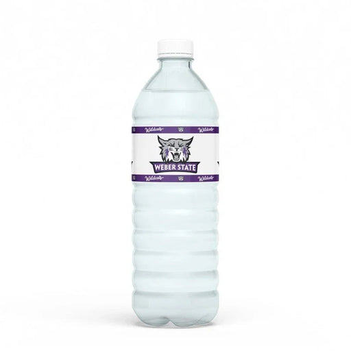 Weber State University Water Bottle Label | 12 ct