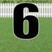 Yard Card Black Number/Symbol 21.5" | 1ct - Zurchers