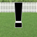 Yard Card Black Number/Symbol 21.5" | 1ct - Zurchers