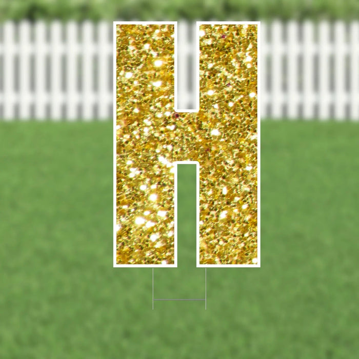 Yard Card Gold Letter 21.5" | 1ct - Zurchers