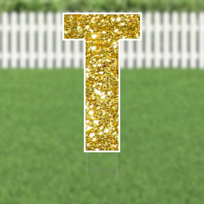 Yard Card Gold Letter 21.5" | 1ct - Zurchers