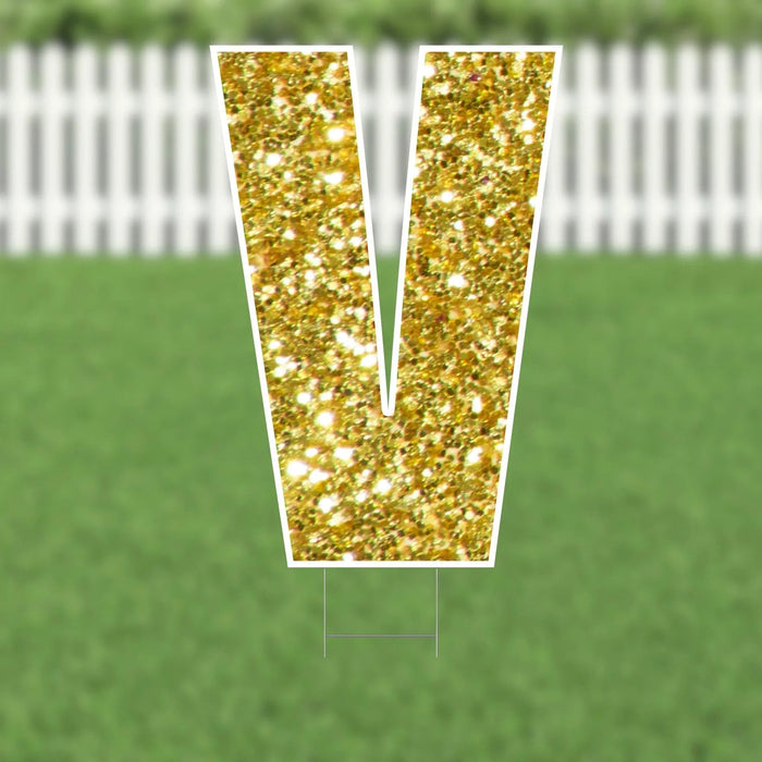 Yard Card Gold Letter 21.5" | 1ct - Zurchers