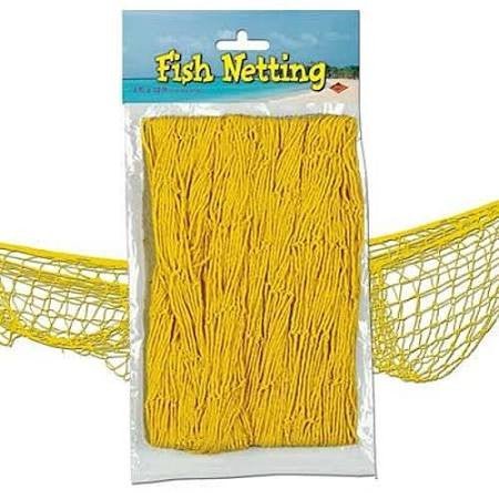amscan fish net Natural Big Pack - 6' x 24' (1 Pc.) The fish net is also non Pond Fish Net with Stainless