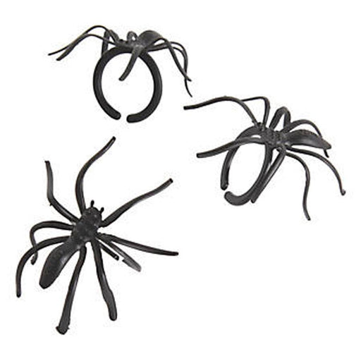 Black Spider Rings 36ct