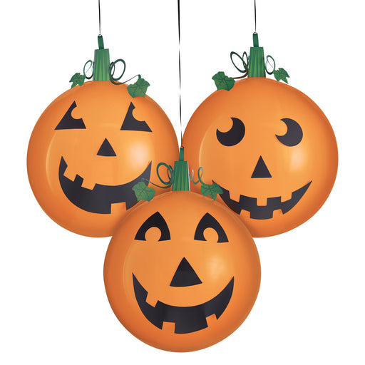 Jack O Lantern Latex Balloon Kit 24in 3ct