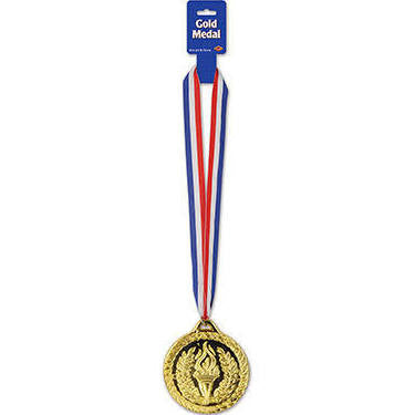 Gold Medal w/Ribbon | 1 ct