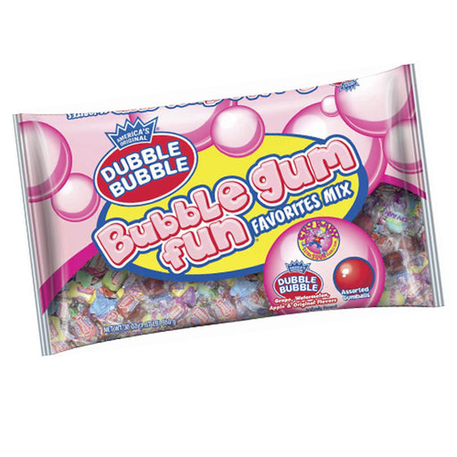 A 30 oz bag of Dubble Bubble Gum Fun Favorite Mix.