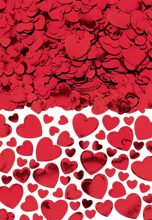 Valentine's Red Hearts Confetti 2.5oz | 1ct