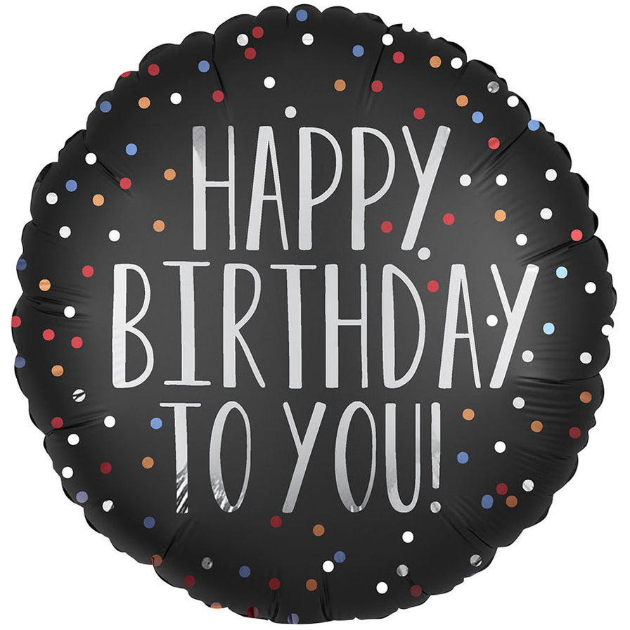 Happy Birthday To You Confetti Mylar Balloon 18 1ct — Zurchers