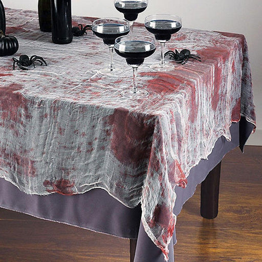 Bloody Gauze Fabric Table Cloth