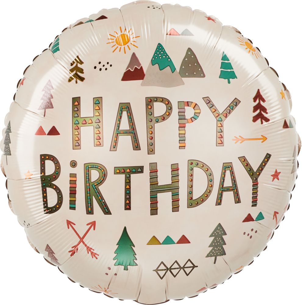 Wilderness Birthday Mylar Balloon 18 1 Ct — Zurchers