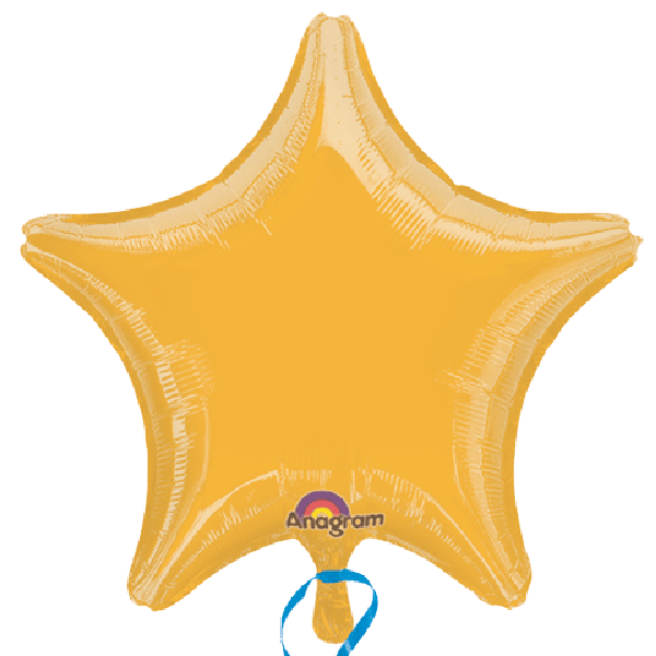 Gold Star Mylar Balloon 18 1ct — Zurchers