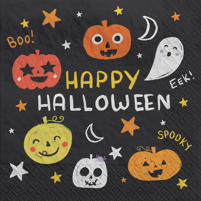 Halloween Spooky Friends Lunch Napkins 6.5in 100ct