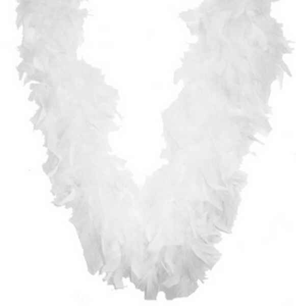 Shirley of Hollywood Chandelle Feather Boa - White - O/S